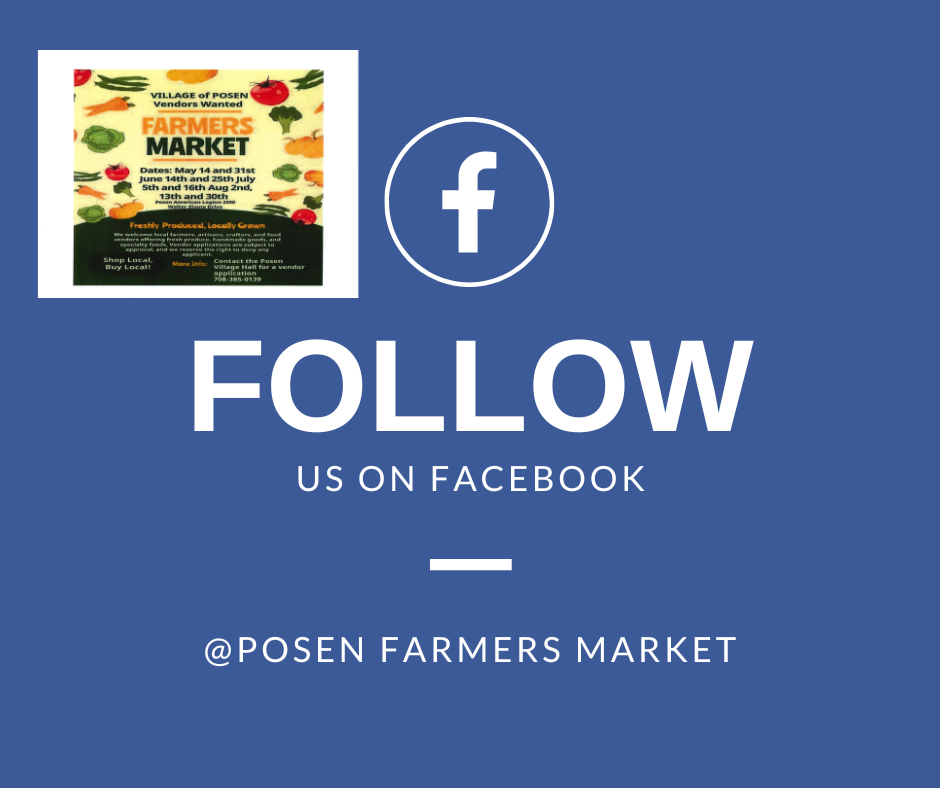 FARMERS MARKET COMING SOON! FOR UPDATES AND MORE INFORMATION FOLLOW US ON FACEBOOK!